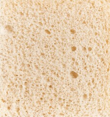 Close-up texture of a slice of whole grain bread for background.