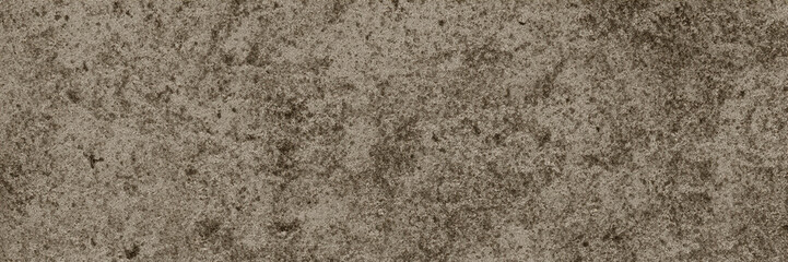 Fototapeta premium Banner or header with texture of a coarse, speckled brown dirt background. Canvas, backdrop