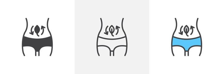 Detox Isolated Line Icon Style Design. Simple Vector Illustration