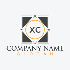 XC Logo Letter Design For Business Template Vector