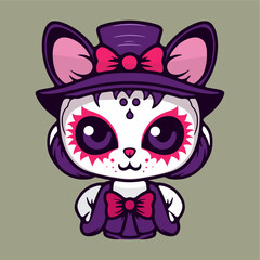 Cute mexico illustrator icon 