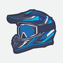 Helmet Motorcycle Cartoon Vector Icon, Cartoon Vector Icon Concept Flat Design. Draw Cartoon Vector Icon Illustration Helmet Motorcycle In Flat Style. Icon Cartoon Vector Helmet Motorcycle Side View