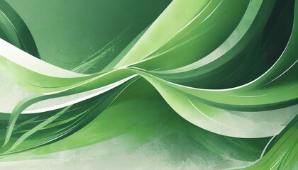 ai generated beautiful abstract and minimalistic green background
