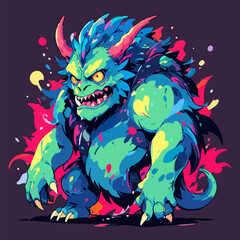 Big Monster Illustration