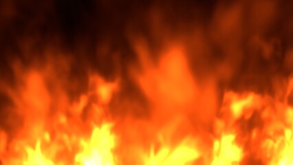 Fototapeta na wymiar heiß loderndes Feuer und Flammen, gemütliche brennendes Kaminfeuer, Grillen, Brand, Heizen, Lagerfeuer, Barbecue