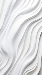 White texture abstract background. Vertical orientation. Abstract white wavy background. - obrazy, fototapety, plakaty