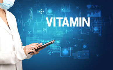 young doctor writing down notes