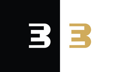 BE, EB, B, E, Abstract Letters Logo Monogram