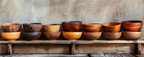Assortment of Wooden Bowls