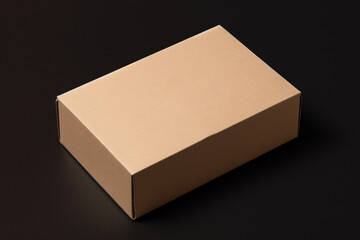 cardboard box mockup cardboard box, packaging design branding mockup product packaging brown box...