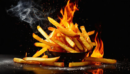 Hot fries - Tasty delicious french fries