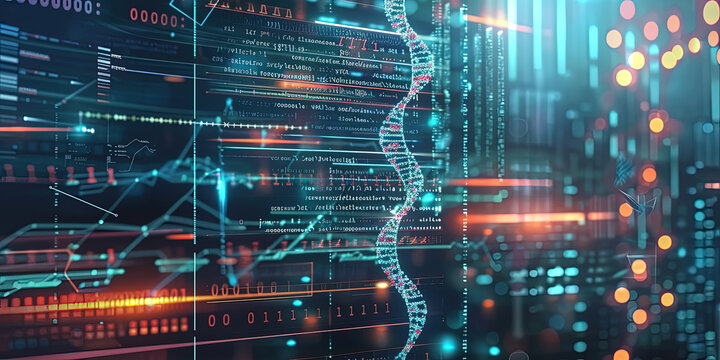 DNA/RNA Health Threat Detection Software Background