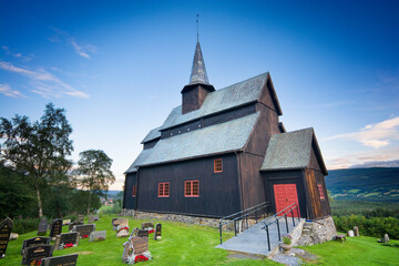 Fototapeta na wymiar Høre Stave Church, Norway