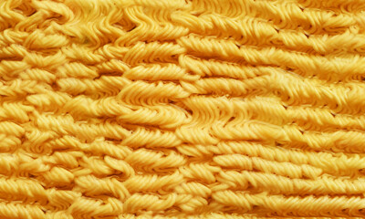 Instant noodles texture. Fast food background. Asian cuisine 