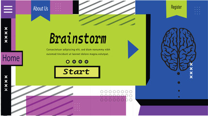 Education website template design. Vector illustration concept of web page design for website and mobile website development. 