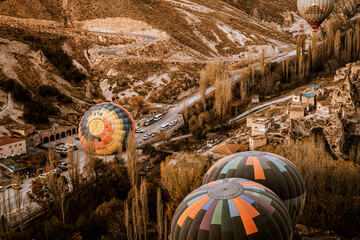 Goreme Balloons Sunset Travel Turkey