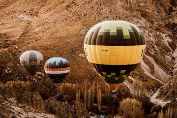 Goreme Balloons Sunset Travel Turkey