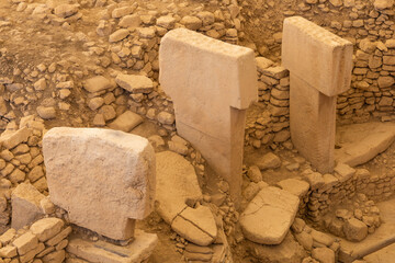 Ancient Site of Gobekli Tepe in SanliUrfa, Turkey. (Göbeklitepe The Oldest Temple of the World  © retrostudio