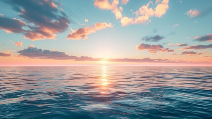 A serene sunrise over a calm ocean, symbolizing hope and a fresh start for someone navigating through mental health challenges.