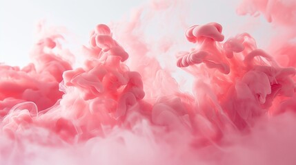 Abstract background with pastel ink spreading in the water