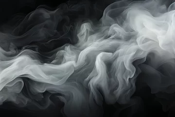 Foto op Plexiglas Presagio en el Silencio: Las volutas de humo que tocan una melodía inquietante 52 © Vira