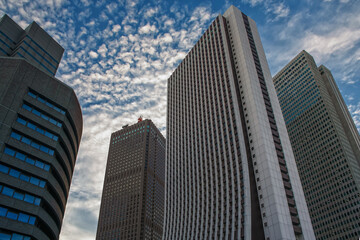 Obraz premium Hochhäuser in tokio japan 