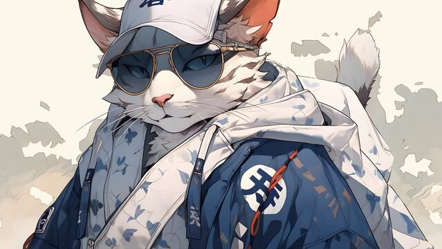 thug yakuza cat 