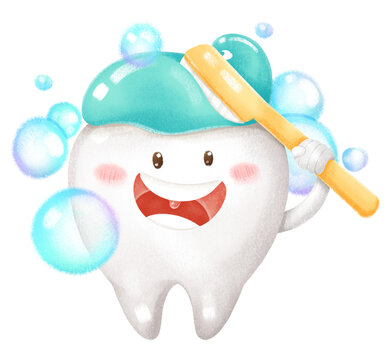Happy Tooth Cleaning