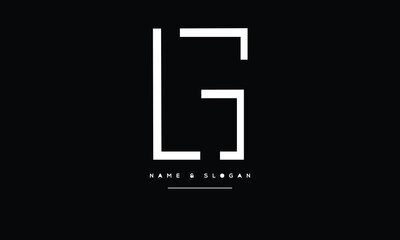 GL, LG, G, L, Abstract Letters Logo monogram	
