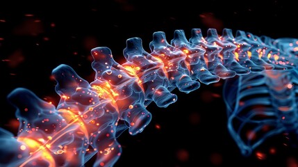 Human spine. Medical concept.