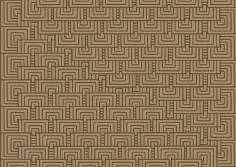 Vector seamless pattern brown design. Modern stylish texture abstract.