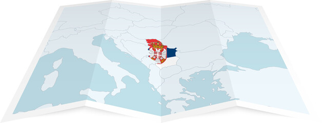 Serbia map