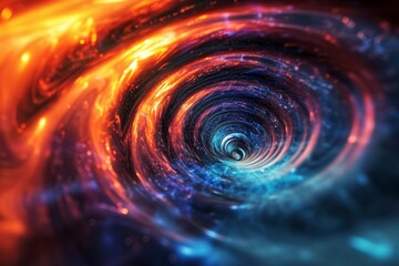 Swirling Cosmic Vortex