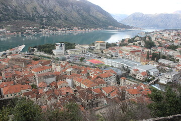 Naklejka na ściany i meble Zatoka Kotorska