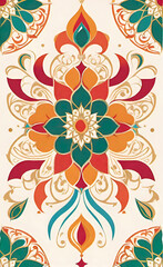 Fototapeta na wymiar vector illustration, beautiful vintage Muslim ornaments for Ramadan holiday, Arabic patterns and design,
