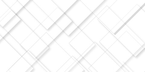 background of white rhombuses.Beautiful abstract lines in black and white tone of many squares and rectangle shapes on white background for modern geometric pattern, making cool banner on page, 