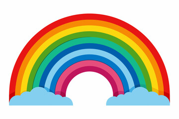 Rainbow vector illustration 