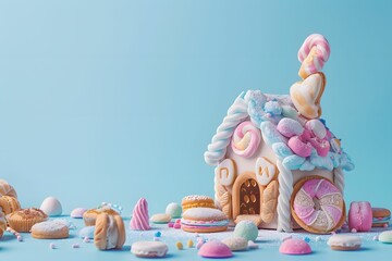 House made of sweets and bakery