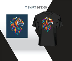 tiger t shirt design.