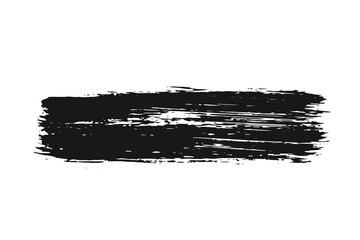 black staine brush, grunge banner, hand drawn splash. Grunge badge brush, hand drawn black