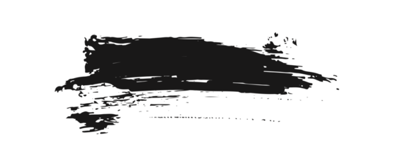 black staine brush, grunge banner, hand drawn splash. Grunge badge brush, hand drawn black