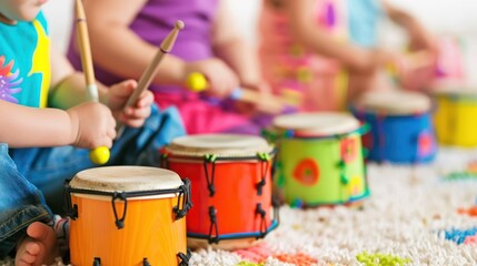 music therapy time in preschool children