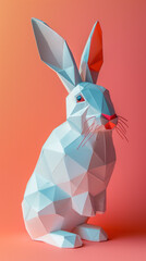Modern designs of easter bunny, ai