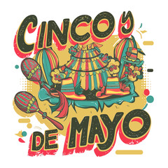 Editable Cinco de Mayo Graphic for Print and Digital