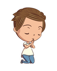 Child praying