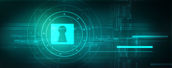 2d illustration technology cyber security