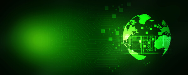 2d illustration world map abstract background
