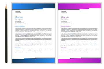 letterhead design template...