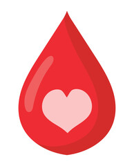 Obraz premium world hemophilia day blood drop