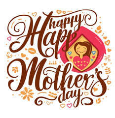 Unique Happy Mother’s Day Graphic for Social Media